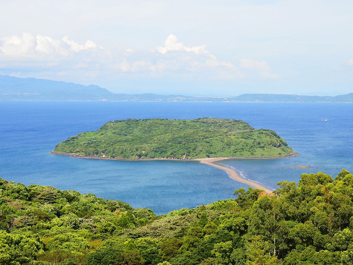 View Chiringashima from the Uomidake Observatory